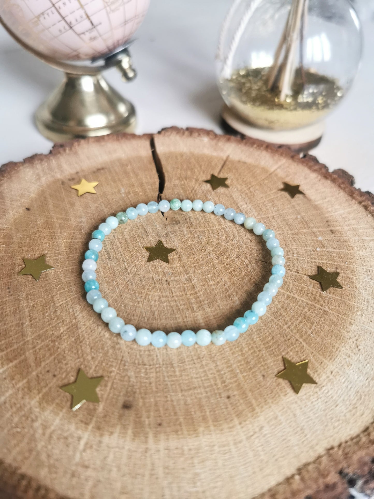 Bracelet en Amazonite 4mm