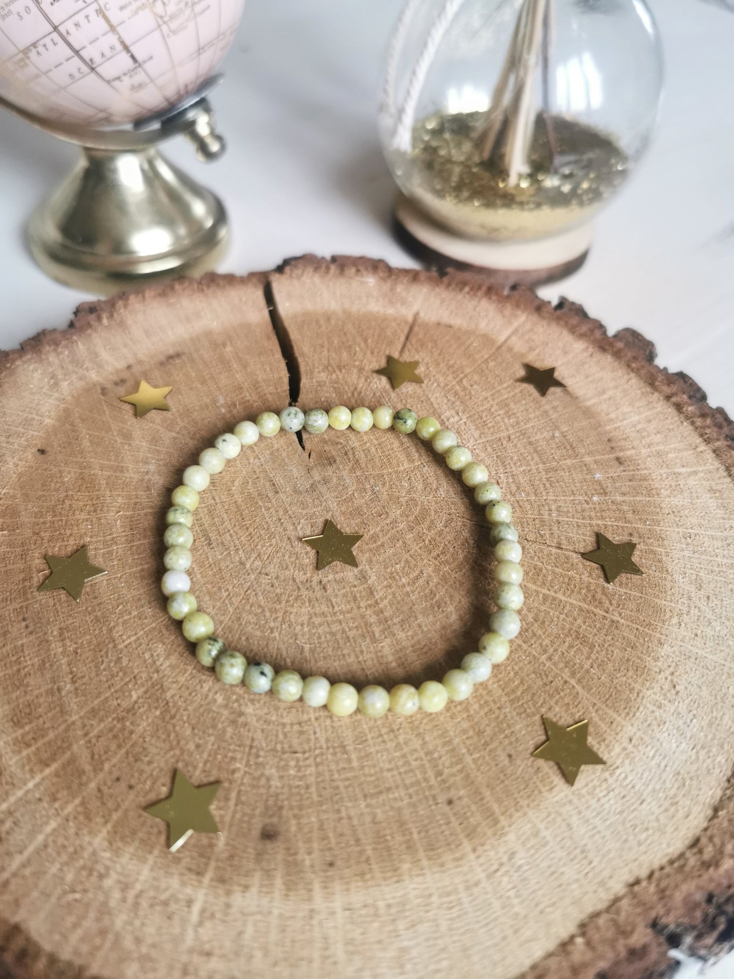 Bracelet Jaspe arbre 4mm
