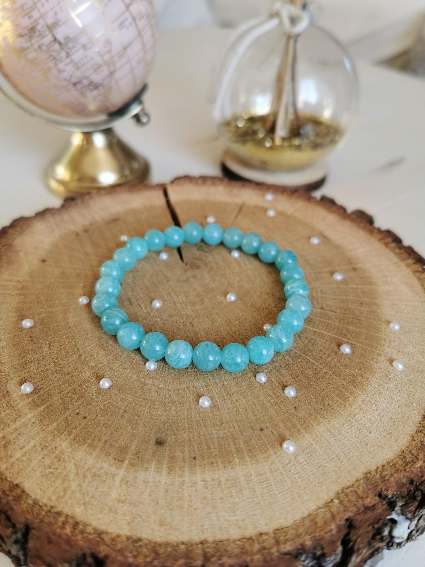 Bracelet en Amazonite 8mm
