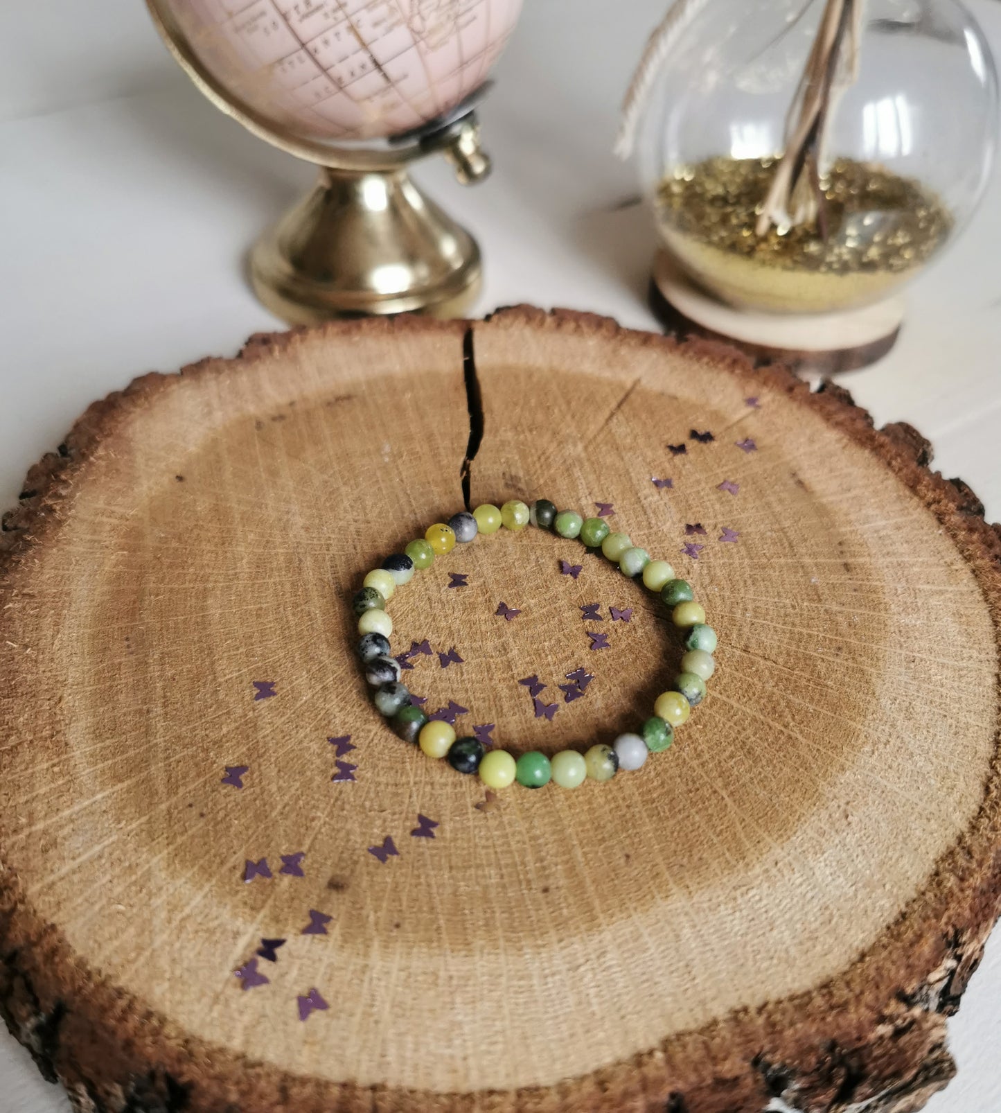 Bracelet enfant en Chrysoprase