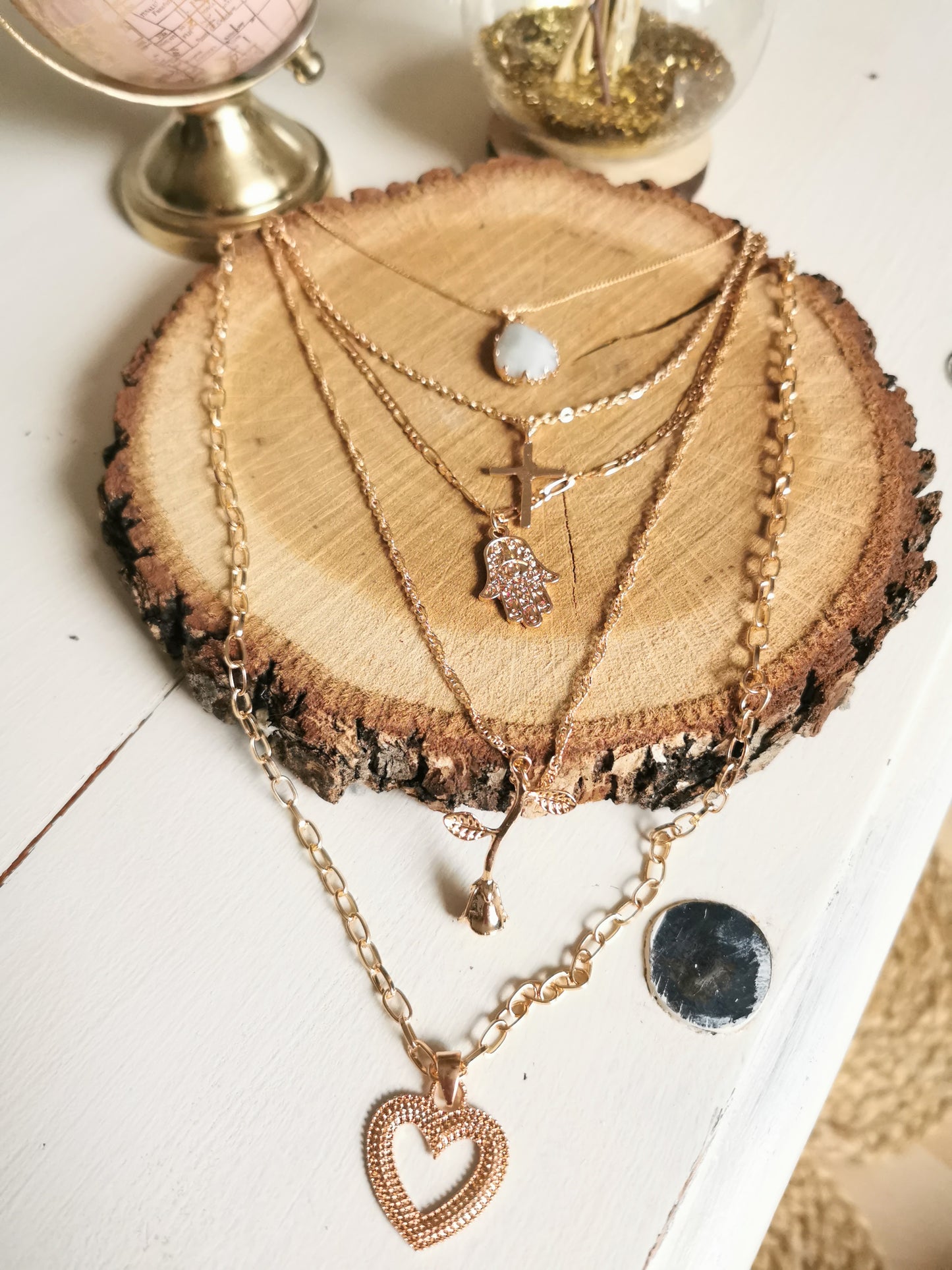 Collier multirangs JASMINE