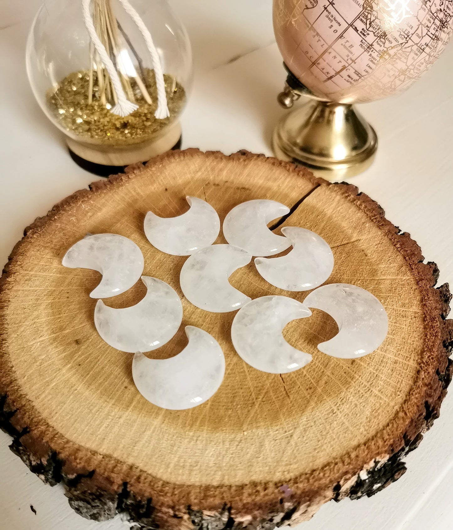 Croissant de lune en Cristal de roche