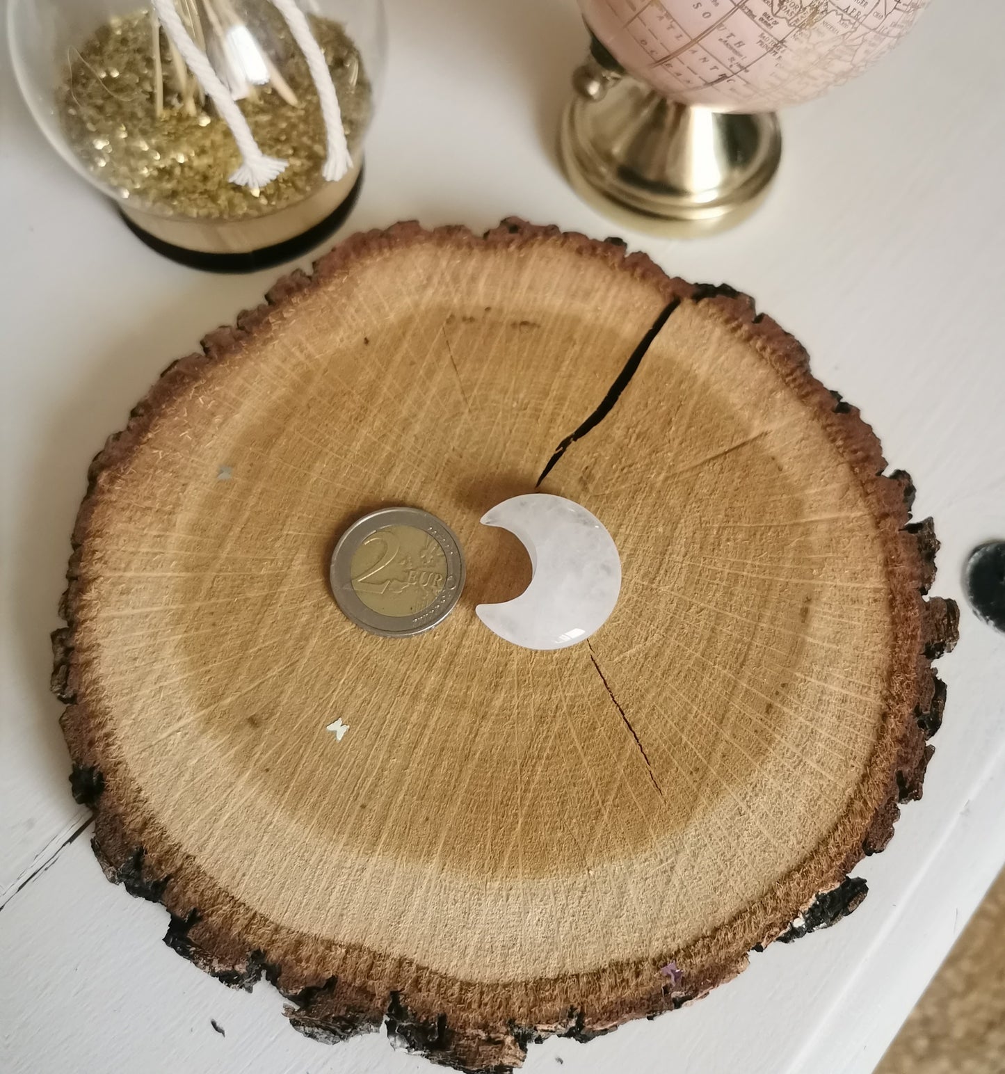 Croissant de lune en Cristal de roche