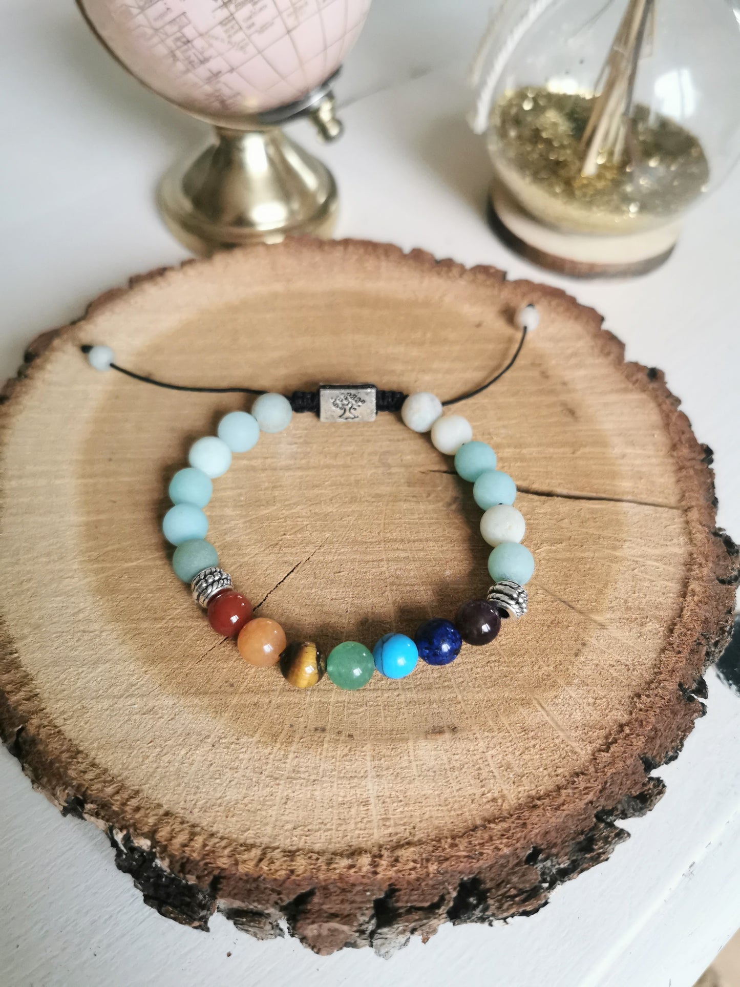 Bracelet 7 Chakras – Énergie, Harmonie & Arbre de Vie