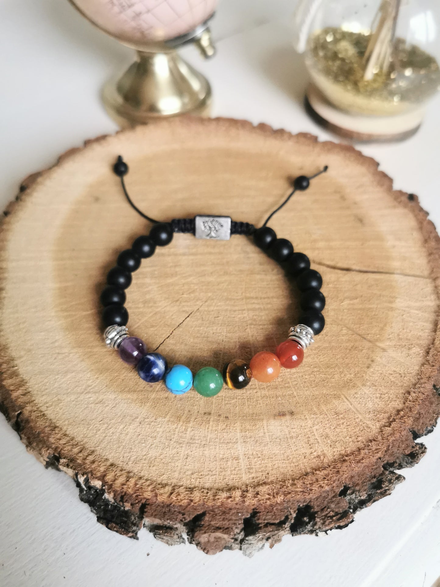 Bracelet 7 Chakras – Énergie, Harmonie & Arbre de Vie
