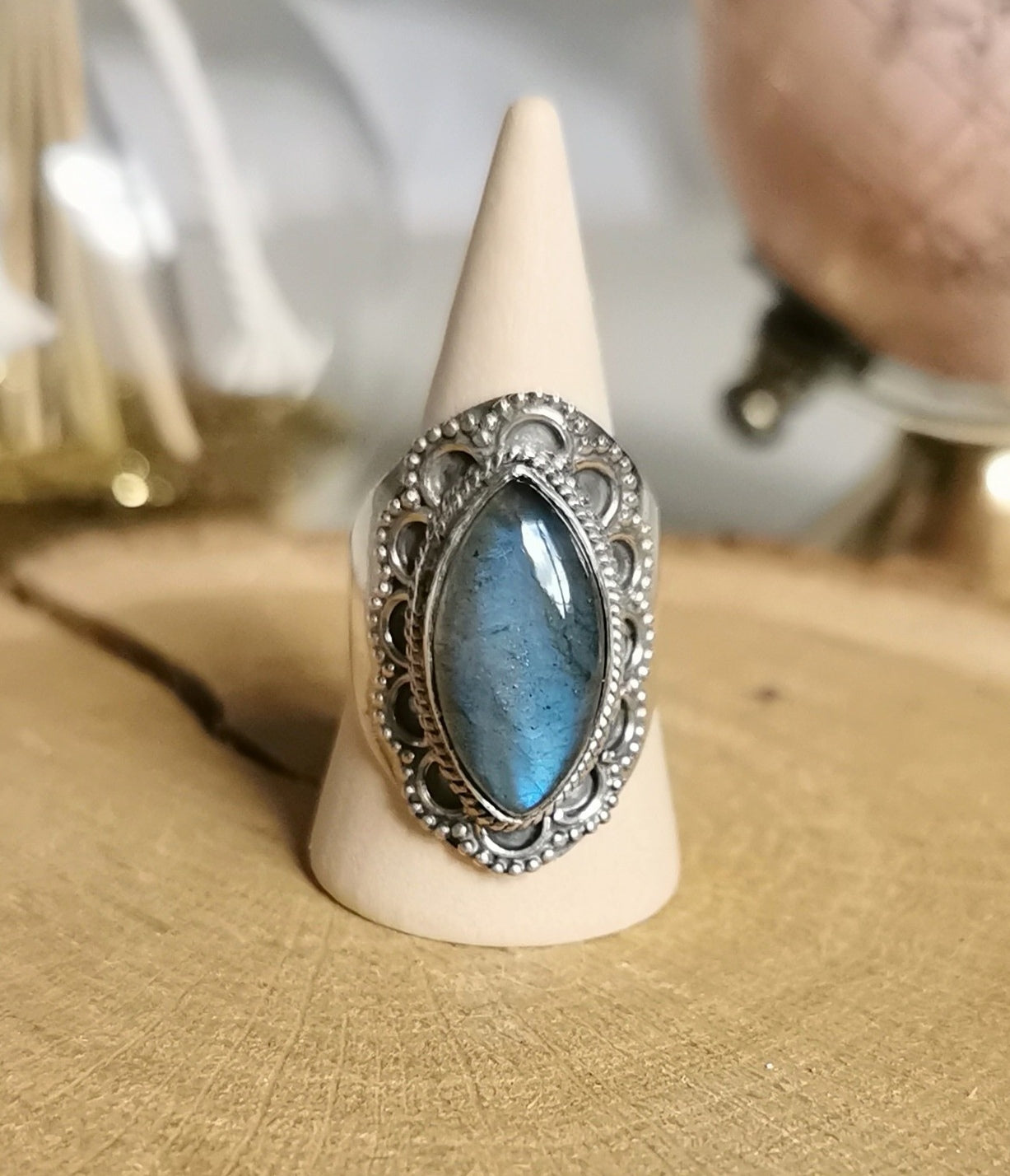 Bague MIREYA en Labradorite