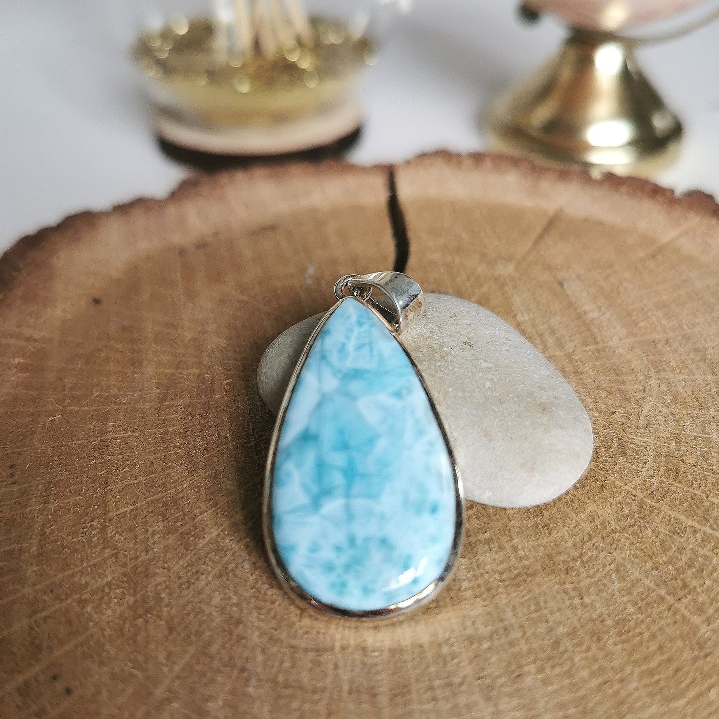 Pendentif en Larimar - Vanessa