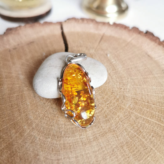 Pendentif en Ambre - Elina