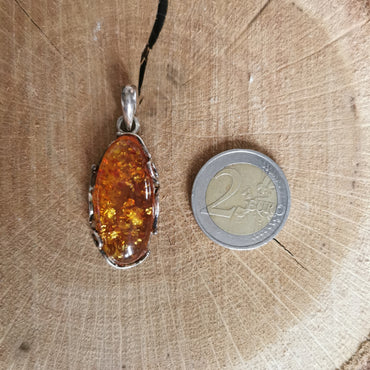 Pendentif en Ambre - Elina