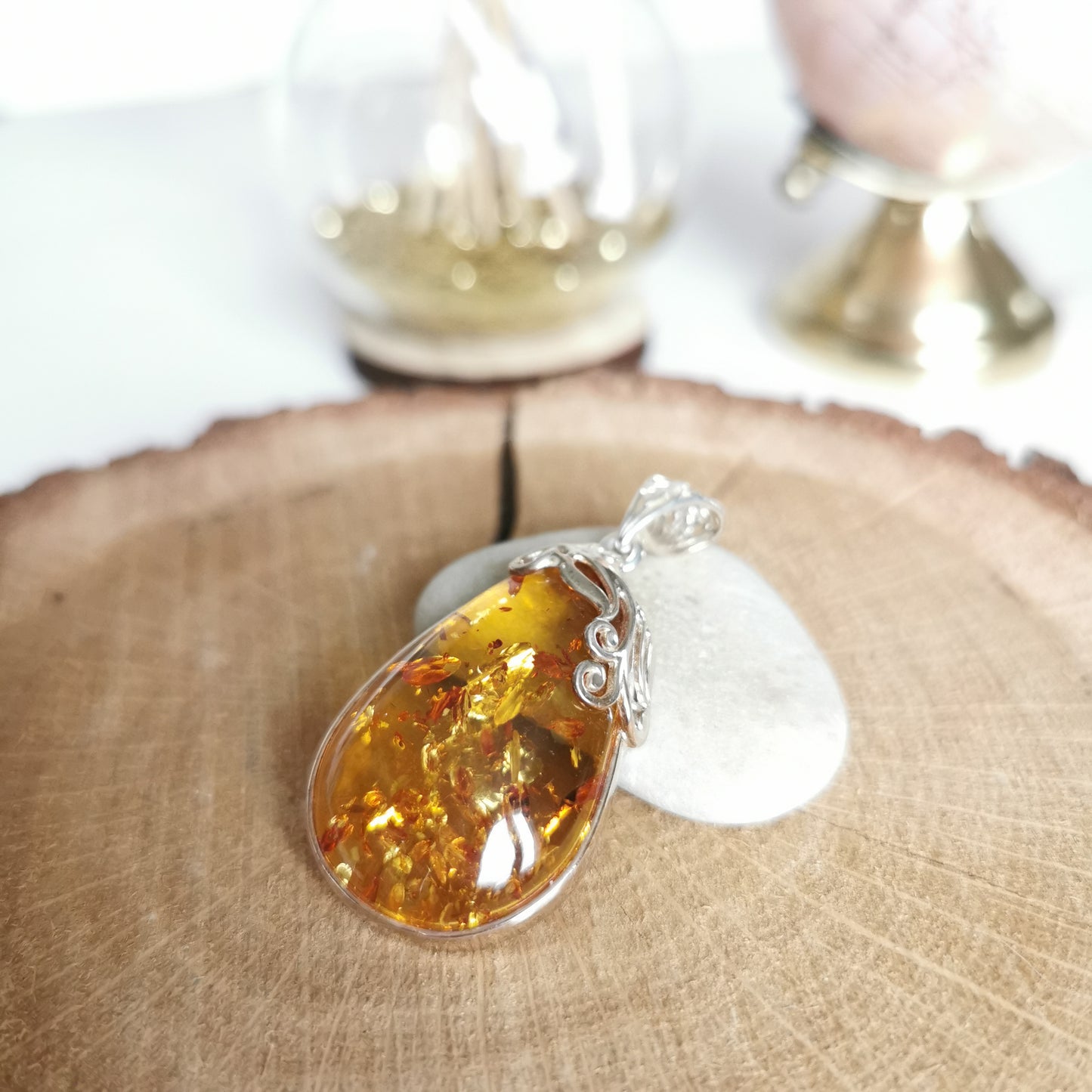 Pendentif en Ambre - Ausra