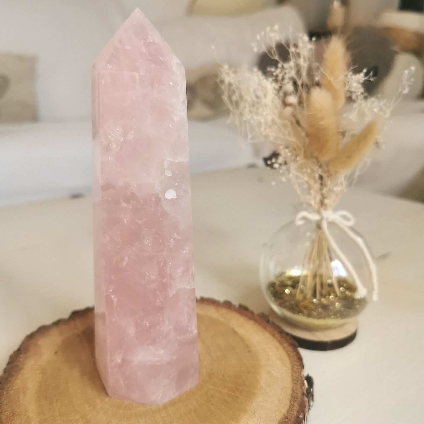 Les Pointes de quartz rose