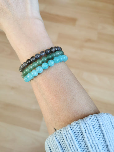 Bracelet en Amazonite 8mm