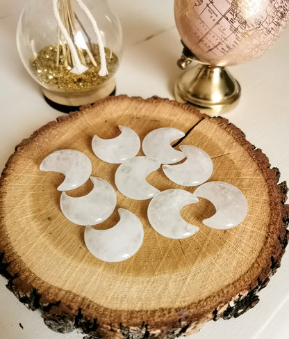 Croissant de lune en Cristal de roche