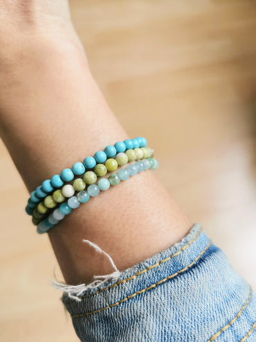 Bracelet en Amazonite 4mm