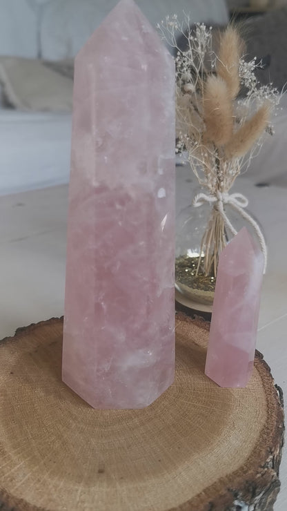 Les Pointes de quartz rose