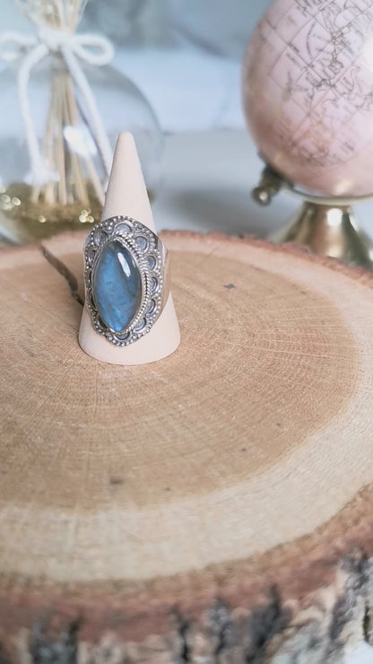 Bague MIREYA en Labradorite