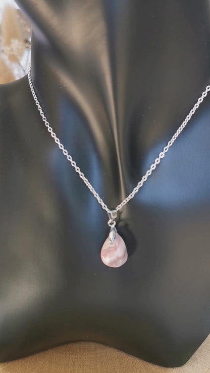 Pendentif en Rhodochrosite