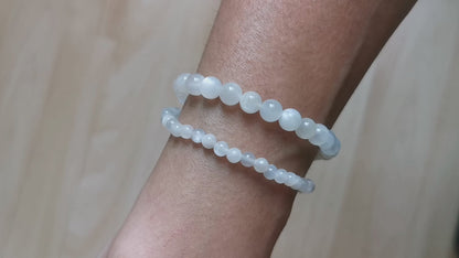 Bracelets en Pierre de lune