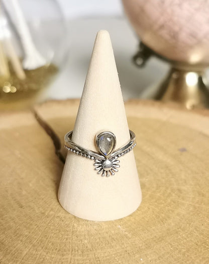 Bague SOLEA en Pierre de Lune